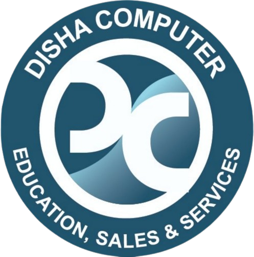 DISHA COMPUTER Logo